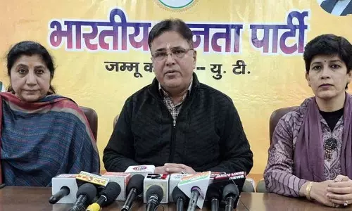 J&K भाजपा का आरोप, भारत विरोधी ताकतों की मदद कर रहा है इंडिया ब्लॉक J&K भाजपा का आरोप, भारत विरोधी ताकतों की मदद कर रहा है इंडिया ब्लॉक