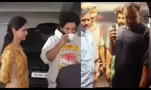 थिएटर भगदड़ मामला, गिरफ्तारी से पहले का वीडियो आया सामने, पत्नी संग चाय पीते दिखे अल्लू अर्जुन