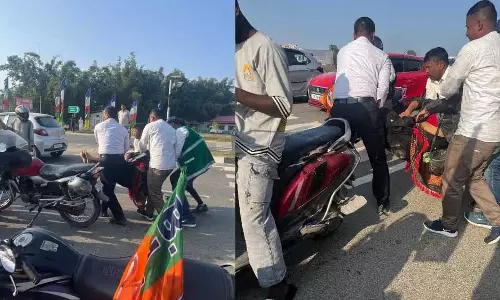 Assam : मंत्री प्रशांत फुकन के डिब्रूगढ़ आगमन के दौरान दुर्घटना