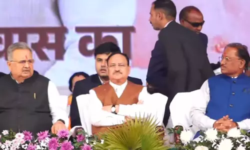 जेपी नड्डा ने रायपुर में जनादेश परब कार्यक्रम को किया संबोधित