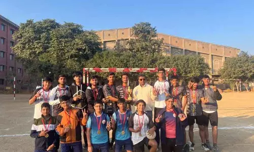 हैंडबॉल टूर्नामेंट में BVM, BCM टीमों का दबदबा