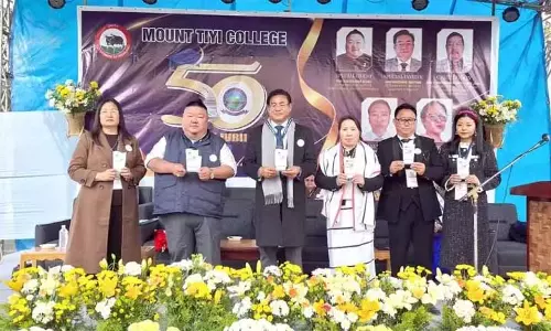 Nagaland : माउंट तियी कॉलेज वोखा ने स्वर्ण जयंती मनाई