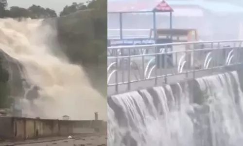 कूर्तलम में अभूतपूर्व बाढ़: कल सुबह से आज तक लगातार बारिश हो रही कूर्तलम में अभूतपूर्व बाढ़: कल सुबह से आज तक लगातार बारिश हो रही