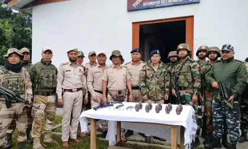 Manipur: जबरन वसूली के आरोप में चुराचांदपुर में 4 हथियारबंद लोग गिरफ्तार