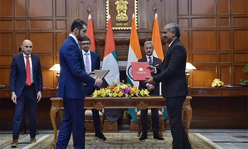 भारत और UAE ने समझौता ज्ञापन पर किए हस्ताक्षर