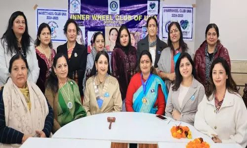 Himachal: इनर व्हील क्लब गर्भाशय ग्रीवा कैंसर के बारे में जागरूकता फैलाएगा Himachal: इनर व्हील क्लब गर्भाशय ग्रीवा कैंसर के बारे में जागरूकता फैलाएगा