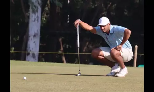 Golf amateur meet: चंडीगढ़ के अयान का सेमीफाइनल में वरुण से मुकाबला Golf amateur meet: चंडीगढ़ के अयान का सेमीफाइनल में वरुण से मुकाबला