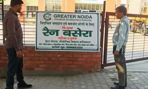 Noida, नोएडा में सर्दियों के लिए 15 आश्रय गृह स्थापित किए गए