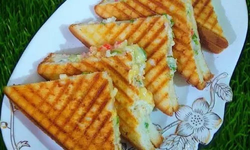 ग्रिल्ड वेजिटेबल टोस्ट रेसिपी