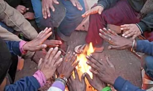 दिल्ली-एनसीआर में तेज हवाओं और कोल्ड वेव से बढ़ी ठंड