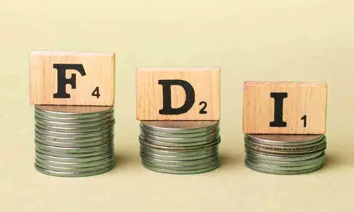 भारत में 1 ट्रिलियन डॉलर के FDI प्रवाह का 69 प्रतिशत पिछले 10 वर्षों में आया: Govt भारत में 1 ट्रिलियन डॉलर के FDI प्रवाह का 69 प्रतिशत पिछले 10 वर्षों में आया: Govt