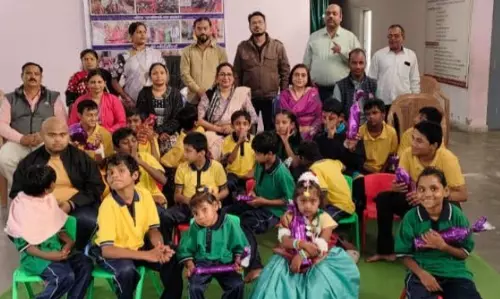 दिव्यांग बच्चों के लिए खेलकूद और सांस्कृतिक कार्यक्रम आयोजित