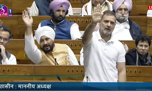 संविधान में हमारे देश के विचारों का एक सेट है : राहुल गांधी