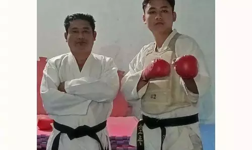 Nagaland : हुतो के येप्थो ने कराटे चैंपियनशिप में रजत पदक जीता Nagaland : हुतो के येप्थो ने कराटे चैंपियनशिप में रजत पदक जीता