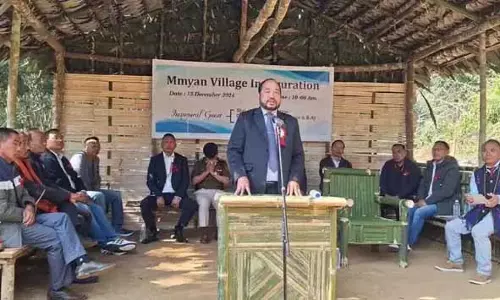 Nagaland :  यानथुंगो पैटन ने मम्यान गांव का उद्घाटन किया