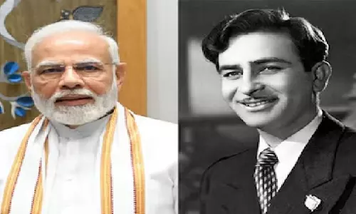 प्रधानमंत्री मोदी ने राज कपूर की 100वीं जयंती के मौके पर उन्हें श्रद्धांजलि दी प्रधानमंत्री मोदी ने राज कपूर की 100वीं जयंती के मौके पर उन्हें श्रद्धांजलि दी