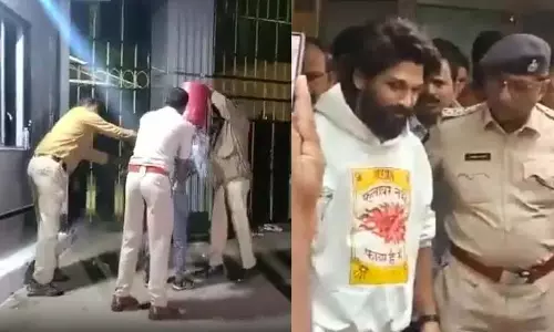 Allu Arjun: रात में जेल के सामने बनी का उत्साही प्रशंसक