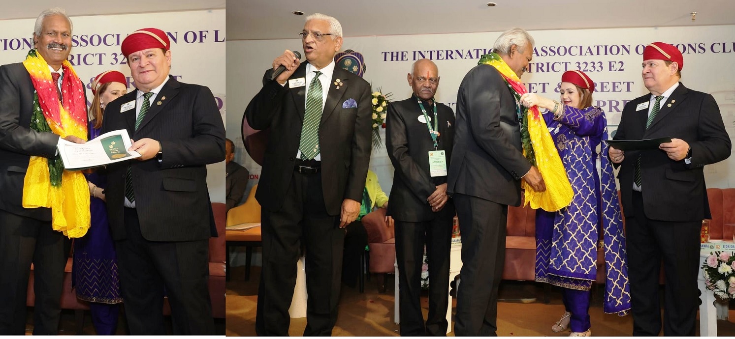 Lion Rakesh Pagaria को अंतरराष्ट्रीय अध्यक्ष द्वारा अप्रिशिएसन सर्टिफिकेट देकर किया सम्मानित