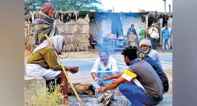 Telangana के पांच जिलों में तापमान 10 डिग्री सेल्सियस से नीचे, जनवरी के मध्य तक हवा में ठंडक