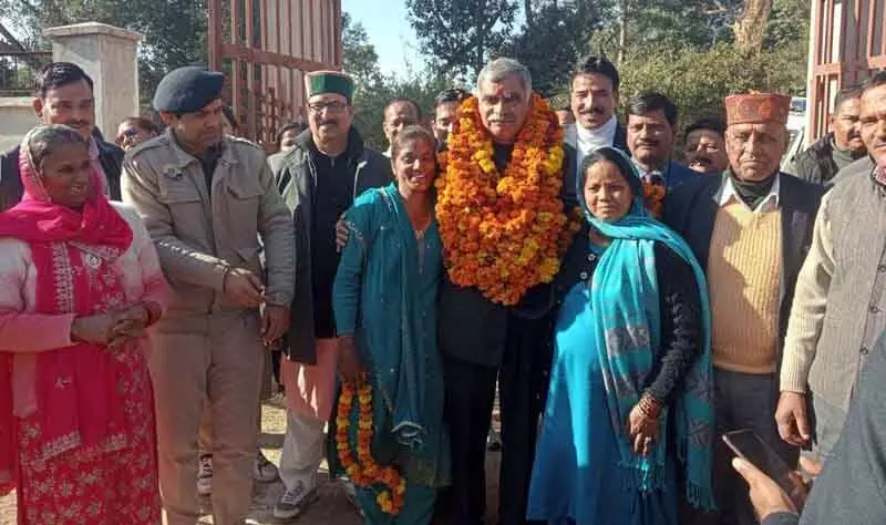 Jwalamukhi MLA ने भड़ोली उपतहसील कार्यालय का उद्घाटन किया