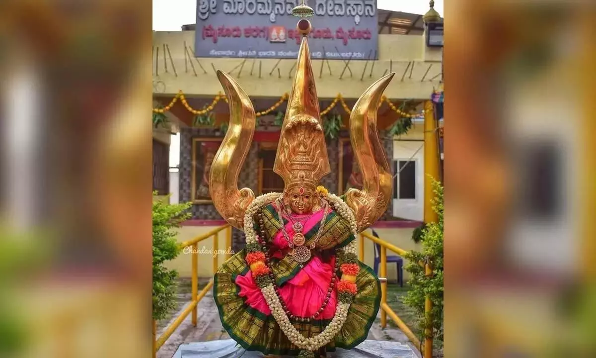 Karnataka: मरम्मा मंदिर में विशेष अनुष्ठान आयोजित