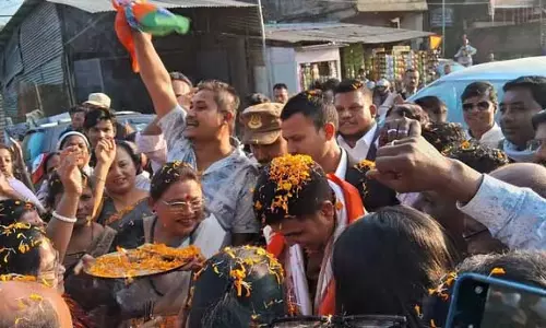 Assam के नवनियुक्त श्रम एवं जनजातीय कल्याण मंत्री रूपेश गोवाला का भव्य स्वागत