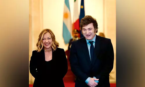 Italy ने अर्जेंटीना के राष्ट्रपति जेवियर माइली को नागरिकता प्रदान की
