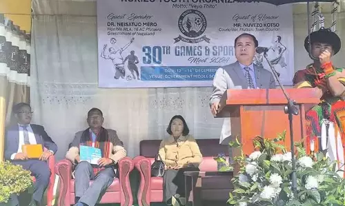 Nagaland : रुकिजू युवा संगठन की 30वीं खेल प्रतियोगिता शुरू हुई