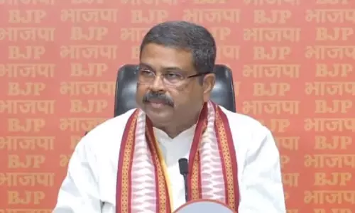 कांग्रेस ने संविधान और लोकतांत्रिक मानदंडों का क‍िया हर समय अनादर : धर्मेंद्र प्रधान