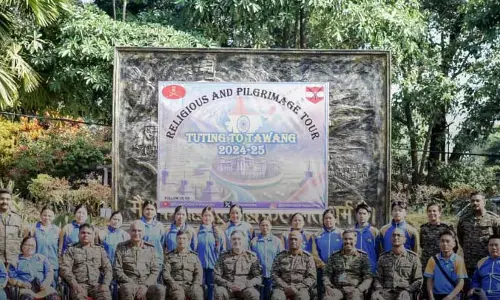 Arunachal : जीओसी 3 कोर ने निचले सियांग जिले में राष्ट्रीय एकता यात्रा को हरी झंडी दिखाई