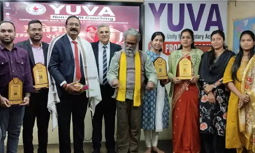 रायपुर: युवा के पीएससी में सफल अफसरों का किया गया सम्मान