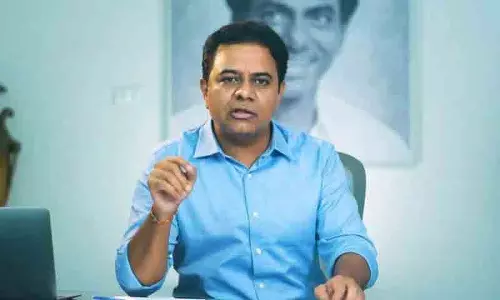 कांग्रेस शासन में तेलंगाना प्रतिगामी: KTR कांग्रेस शासन में तेलंगाना प्रतिगामी: KTR