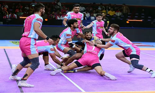 PKL: तमिल थलाइवाज पर आसान जीत, जयपुर पिंक पैंथर्स प्लेऑफ की दौड़ में बरकरार