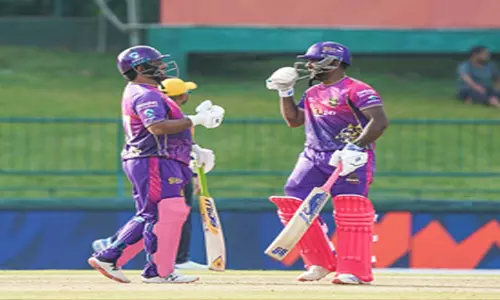 Lanka T10 में हंबनटोटा बांग्ला टाइगर्स ने कंडी बोल्ट्स को करारी शिकस्त दी Lanka T10 में हंबनटोटा बांग्ला टाइगर्स ने कंडी बोल्ट्स को करारी शिकस्त दी
