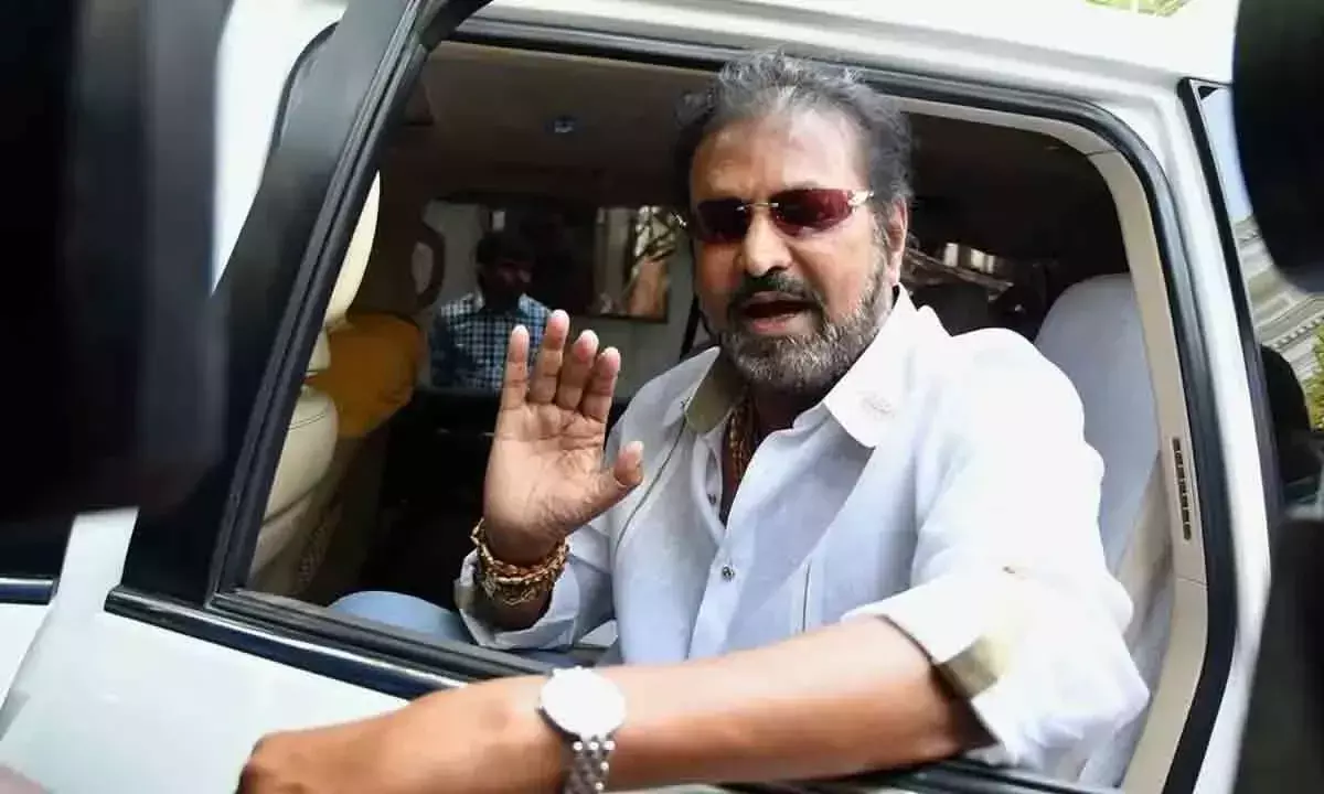 Mohan Babu ने अस्पताल में घायल पत्रकार से मुलाकात की, माफी मांगी