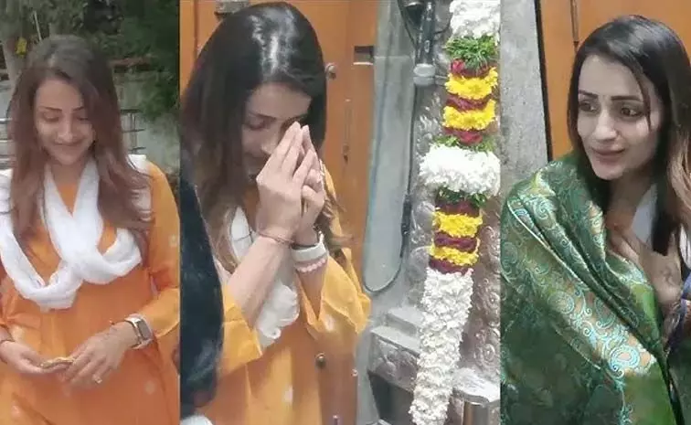 Trisha ने मंदिर में की पूजा.. तस्वीरें सोशल मीडिया पर वायरल