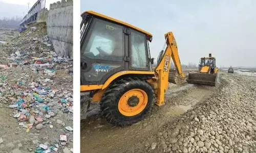 J-K: खनन और प्रदूषण के बीच विशॉ नदी की सांसें रुक रही