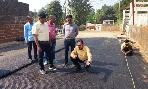 जर्मन तकनीक से बनाई जा रही है देश की पहली सिंथेटिक सड़क