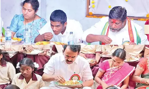 Telangana: कल्याण छात्रावासों में नई आहार योजना शुरू की गई Telangana: कल्याण छात्रावासों में नई आहार योजना शुरू की गई