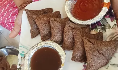 रागी समोसा के रेसिपी