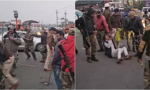 JSSC के बाहर प्रदर्शन कर रहे छात्रों पर लाठीचार्ज