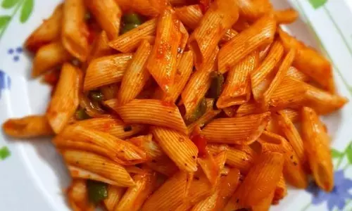 लाल सॉस पास्ता रेसिपी