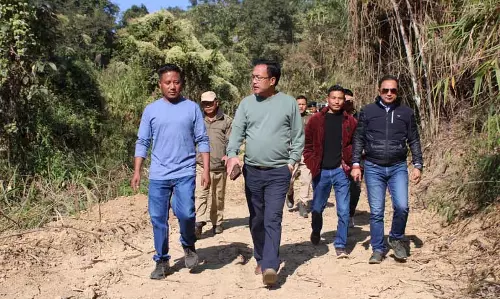 Arunachal : मंत्री गेब्रियल डी. वांगसू ने प्रमुख विकास परियोजनाओं का निरीक्षण किया Arunachal : मंत्री गेब्रियल डी. वांगसू ने प्रमुख विकास परियोजनाओं का निरीक्षण किया