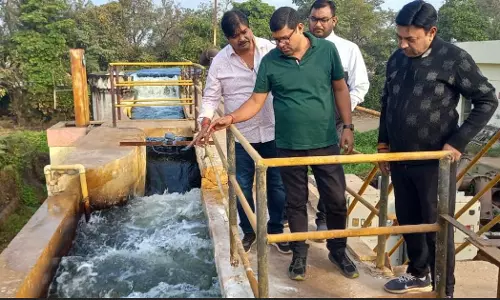 नेवई उच्च स्तरीय जलागार में पानी सप्लाई चालू