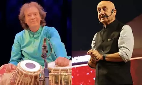 Anupam Kher ने उस्ताद जाकिर हुसैन को श्रद्धांजलि दी