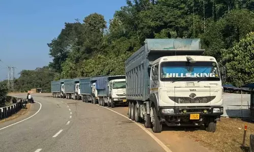 Meghalaya : भूटान से आने वाली 5-एक्सल लॉरियों ने गारो हिल्स में सड़क नियमों का उल्लंघन किया
