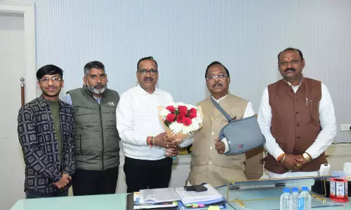 मंत्री नेताम से मिले पूर्व जिला अध्यक्ष शिवनाथ यादव