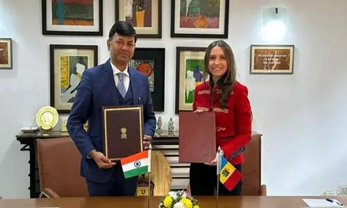 India और मोल्दोवा ने समझौता ज्ञापन पर किए हस्ताक्षर India और मोल्दोवा ने समझौता ज्ञापन पर किए हस्ताक्षर