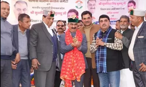 Himachal : मुख्यमंत्री सुक्खू ने लोहारघाट में नई उप-तहसील की घोषणा की