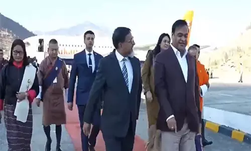 असम के मुख्यमंत्री तीन दिवसीय यात्रा पर पहुंचे Bhutan